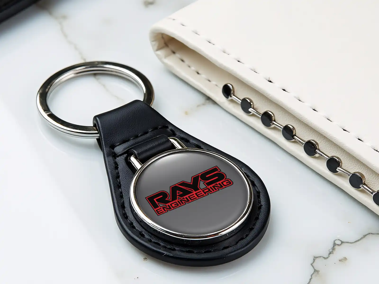 Rays Supporto Catena Chiavi Pelle Di Charme Look Sport